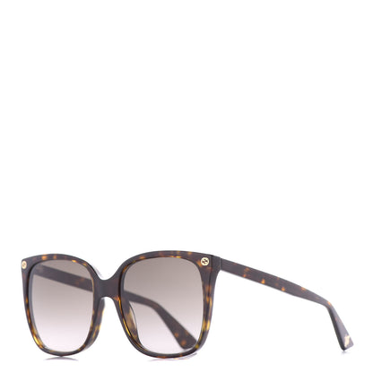 Gucci Acetate GG Sunglasses GG0022/S Tortoise 1 of 7