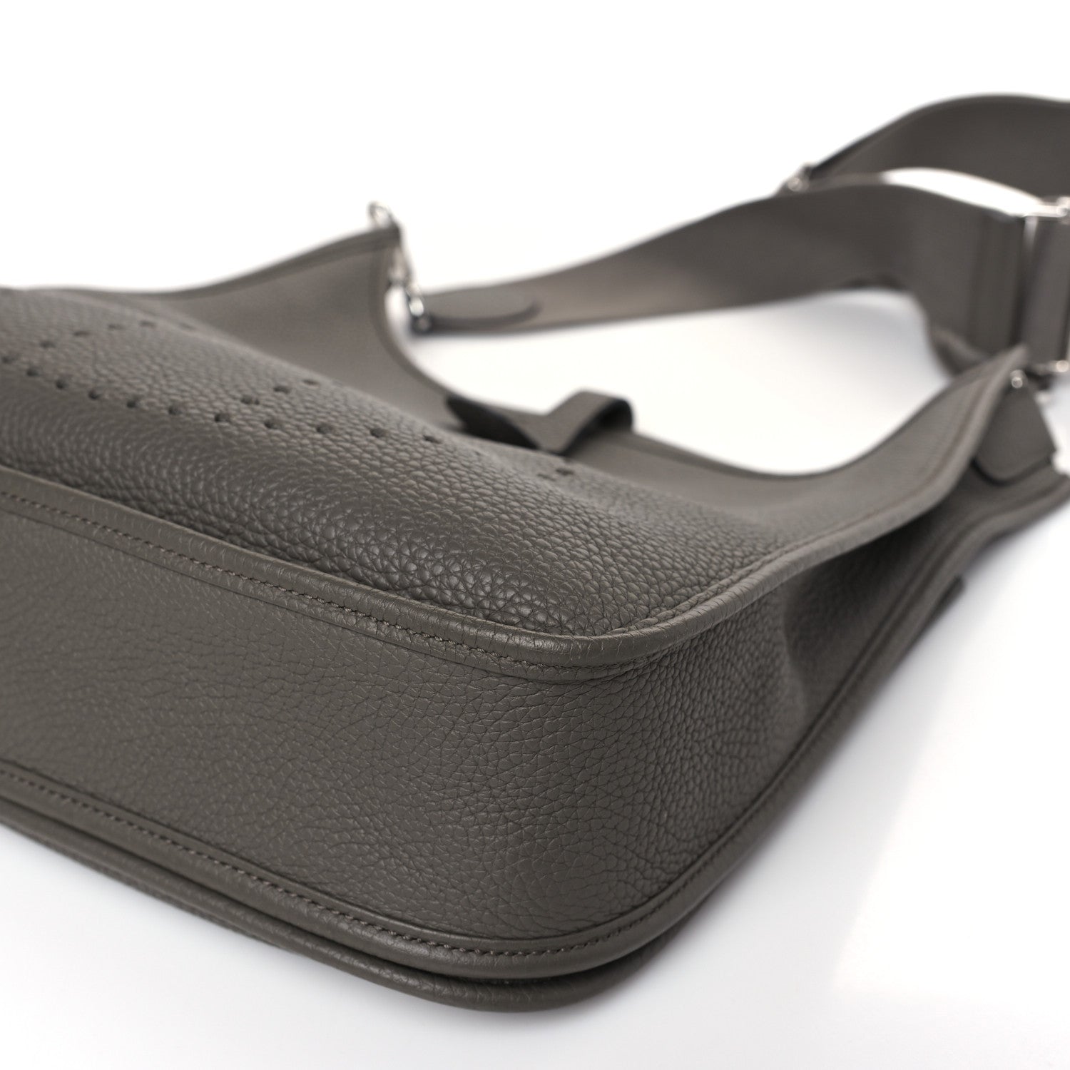 Hermes Taurillon Clemence Evelyne III PM Gris Asphalte 9 of 9