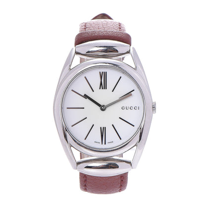 Gucci Stainless Steel Calfskin 34mm Horsebit Quartz Watch 1 of 7