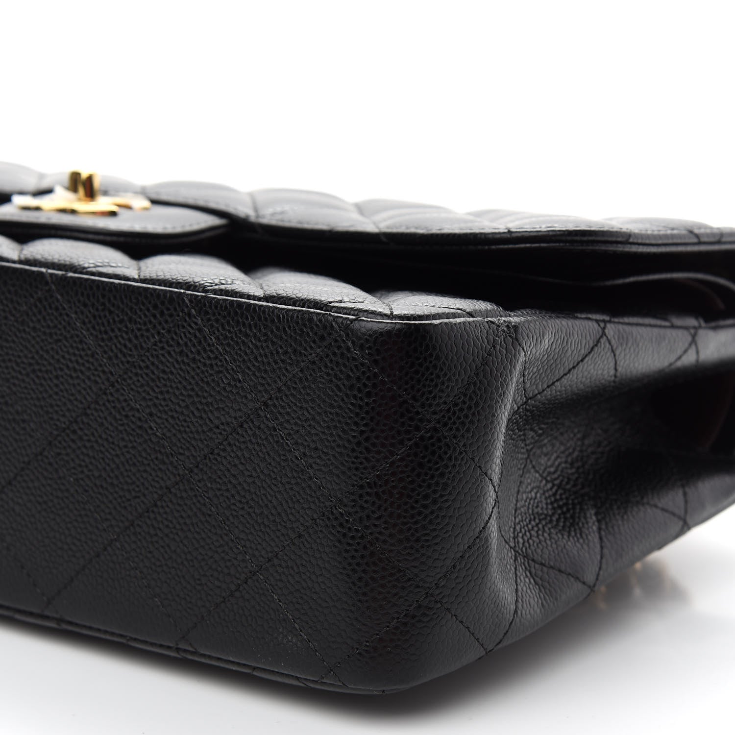 Chanel Caviar Quilted Jumbo Double Flap Black 9 of 9