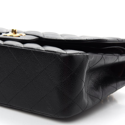 Chanel Caviar Quilted Jumbo Double Flap Black 9 of 9