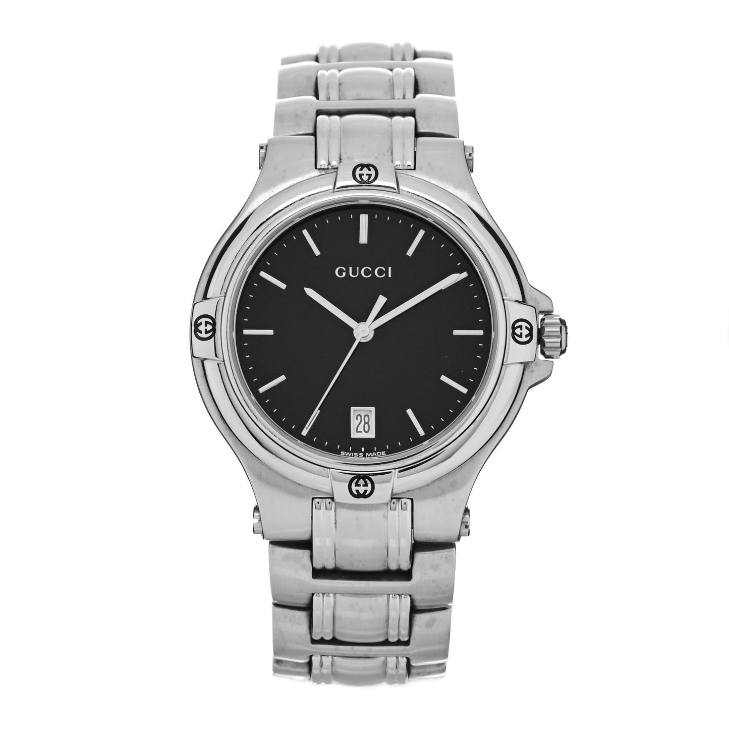 Stainless Steel 35mm 9040M Quartz Watch Black