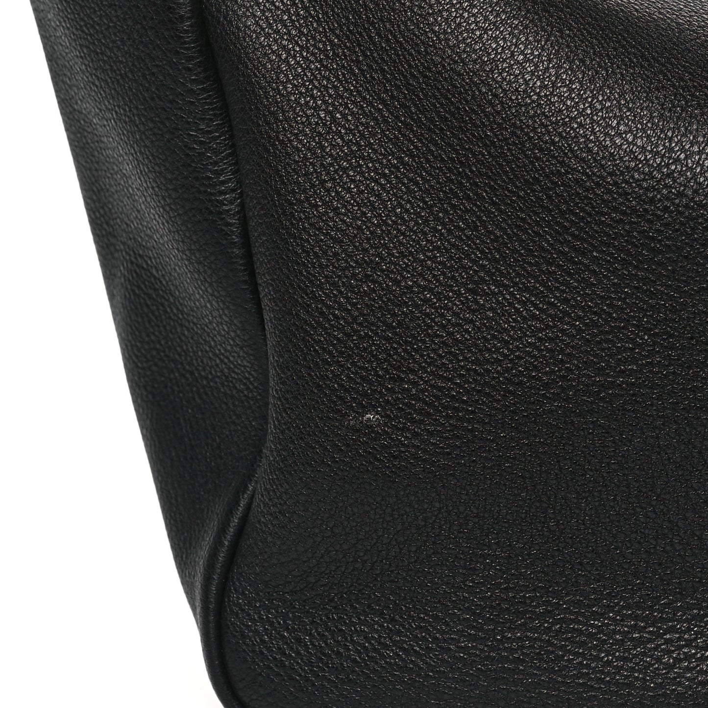 Grained Deerskin Bea Tote Black
