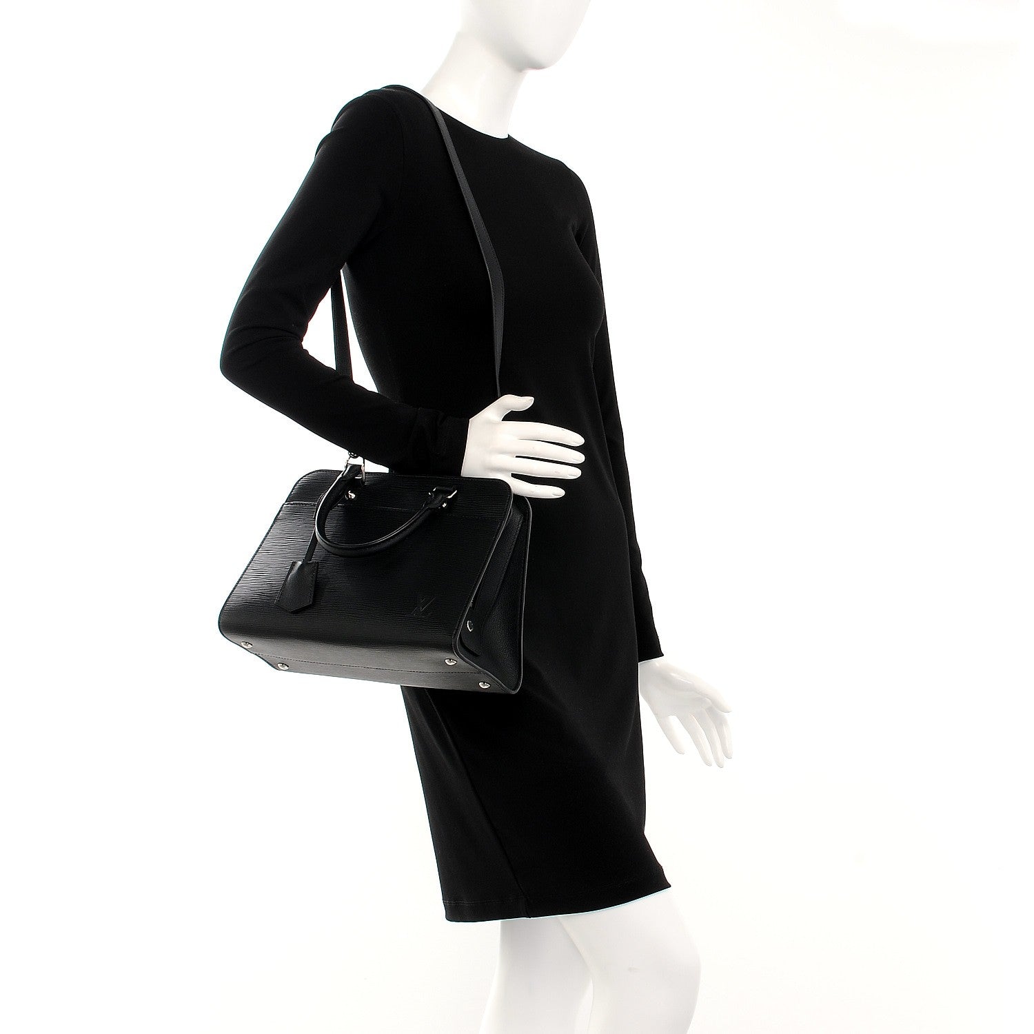Louis Vuitton Epi Vaneau MM Black 2 of 8