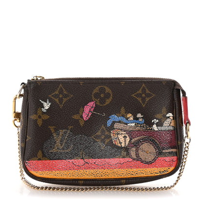 Louis Vuitton Monogram 2015 Christmas Animation Mini Pochette Accessories 1 of 6