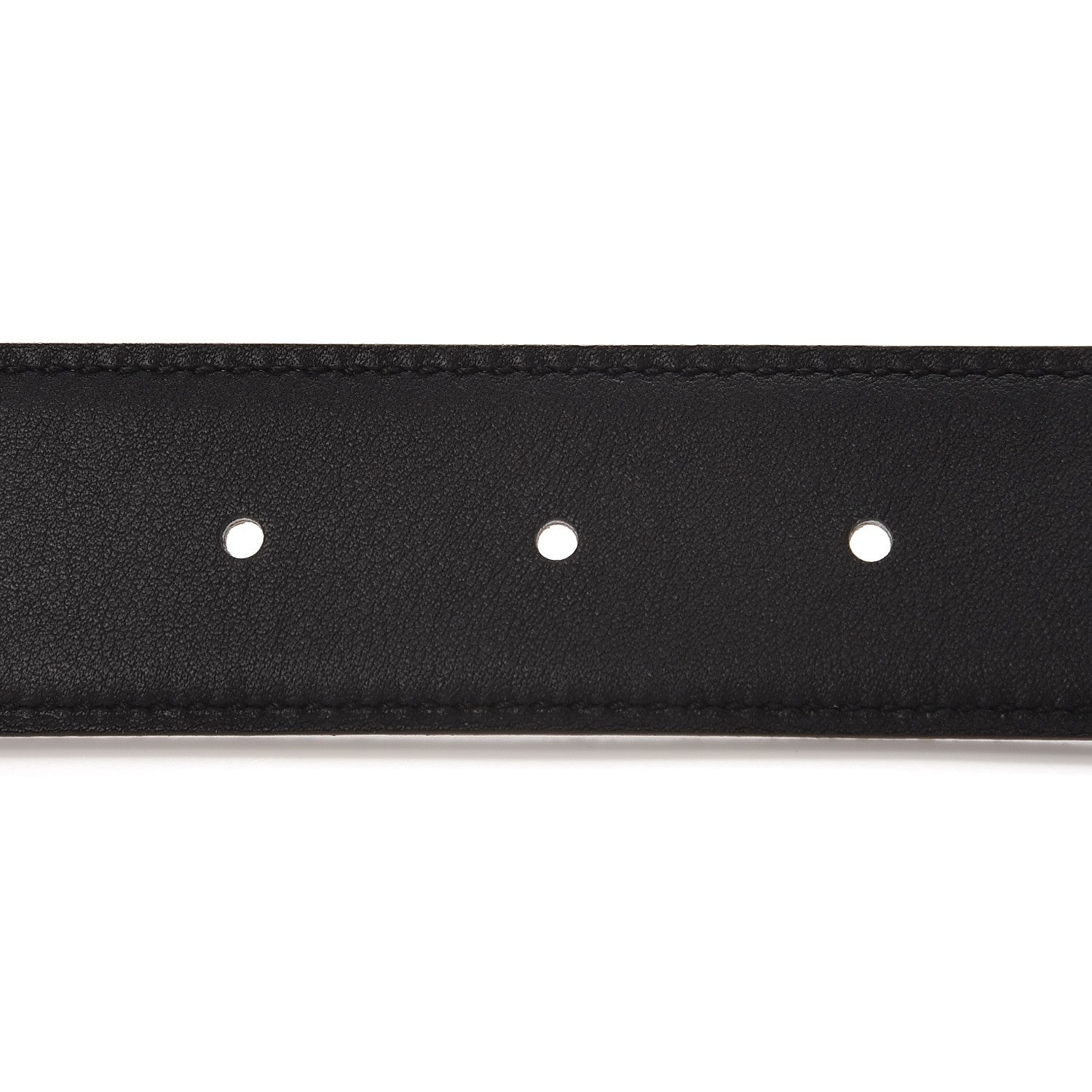 Hermes Swift Epsom 32mm Belt Strap 70 Black Etoupe 2 of 5