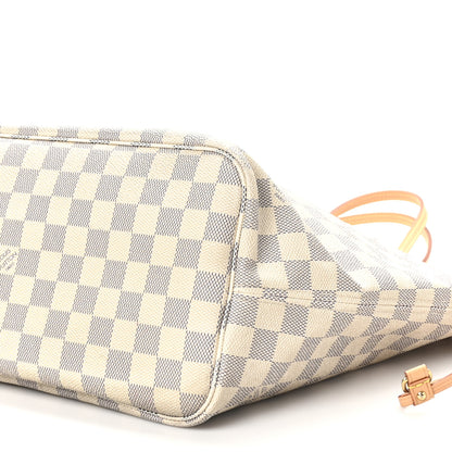 Louis Vuitton Damier Azur Neverfull MM 8 of 9