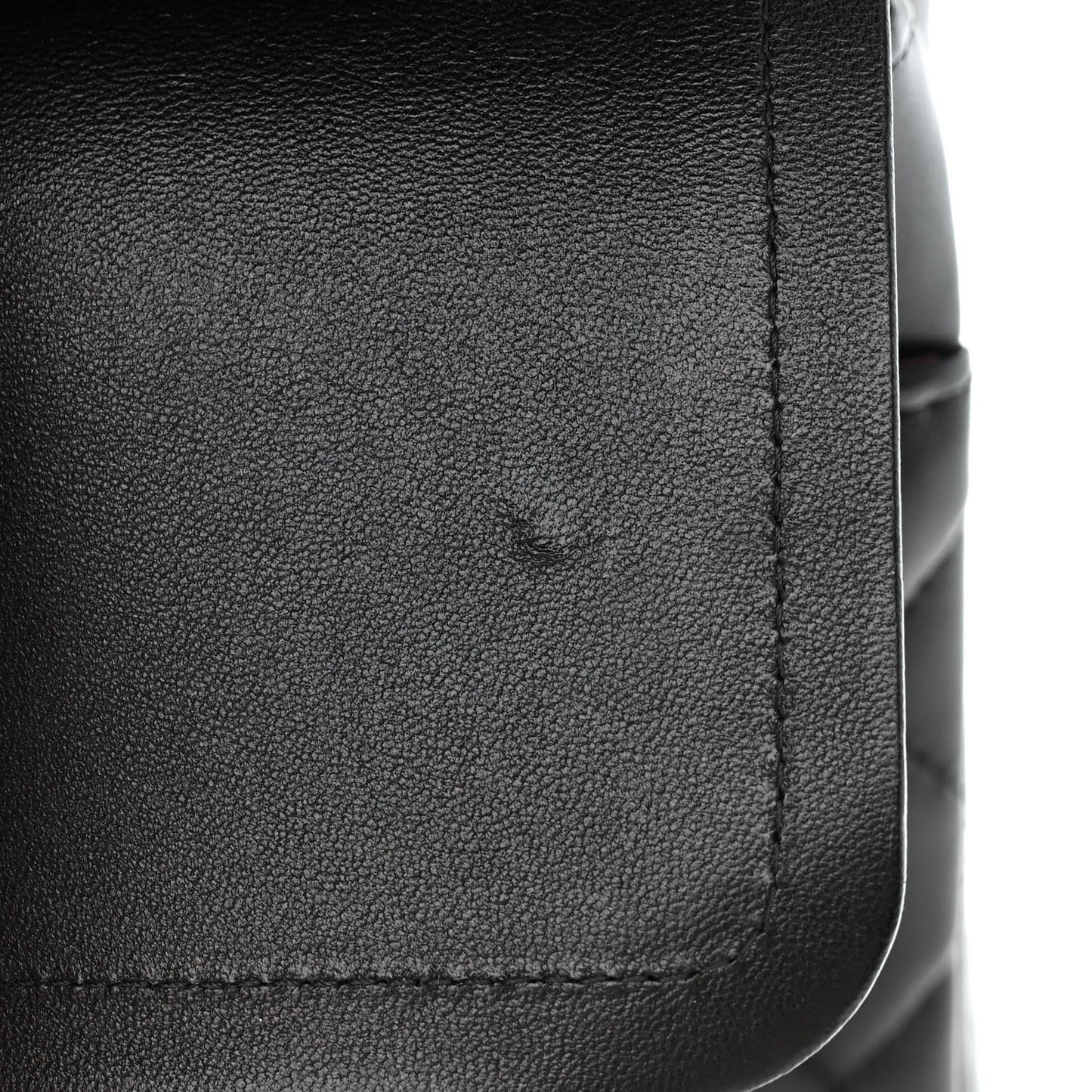 Lambskin Quilted Jumbo Double Flap Black