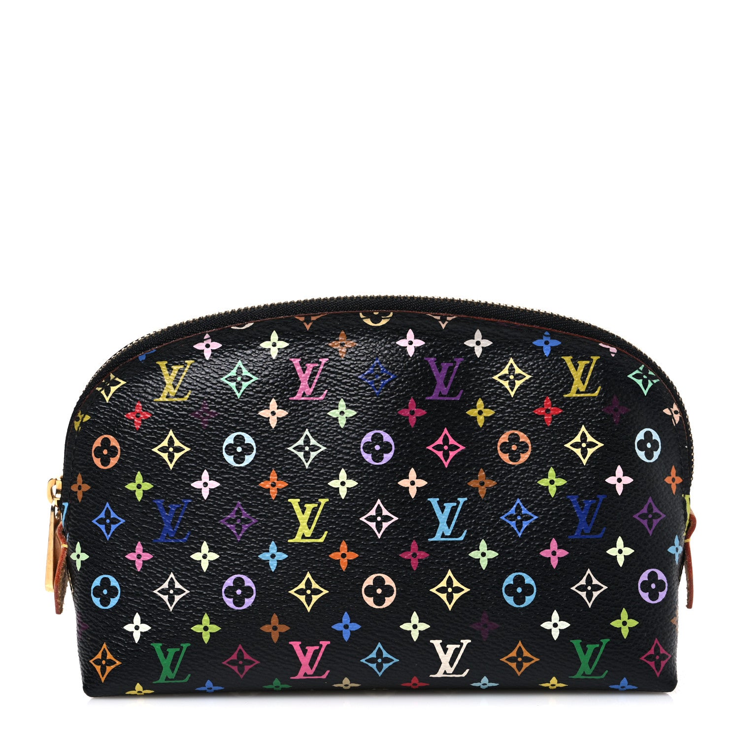Louis Vuitton Monogram Multicolor Cosmetic Pouch Black Grenade 1 of 6