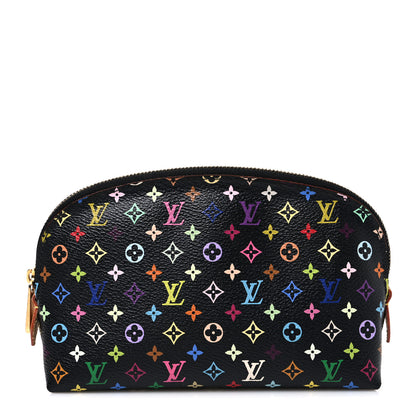 Louis Vuitton Monogram Multicolor Cosmetic Pouch Black Grenade 1 of 6