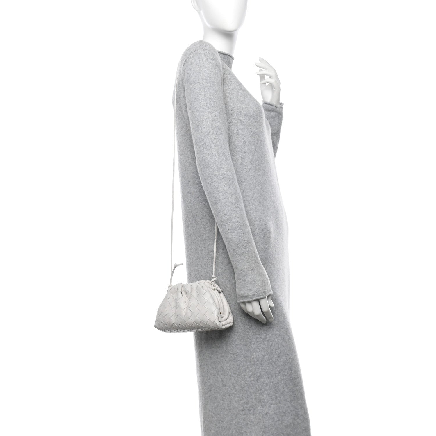 Bottega Veneta Nappa Intrecciato The Mini Pouch Chalk 2 of 10