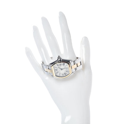 Cartier Stainless Steel 18K Yellow Gold 31mm Roadster Quartz Watch 2 of 9