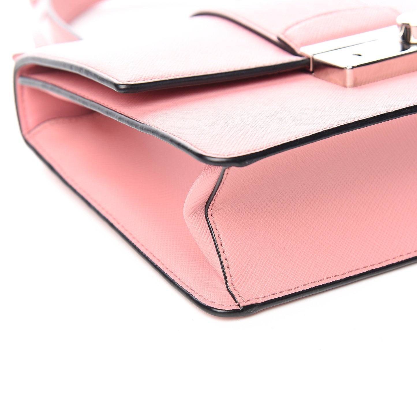 Saffiano Pattina Sound Chain Crossbody Bag Petalo