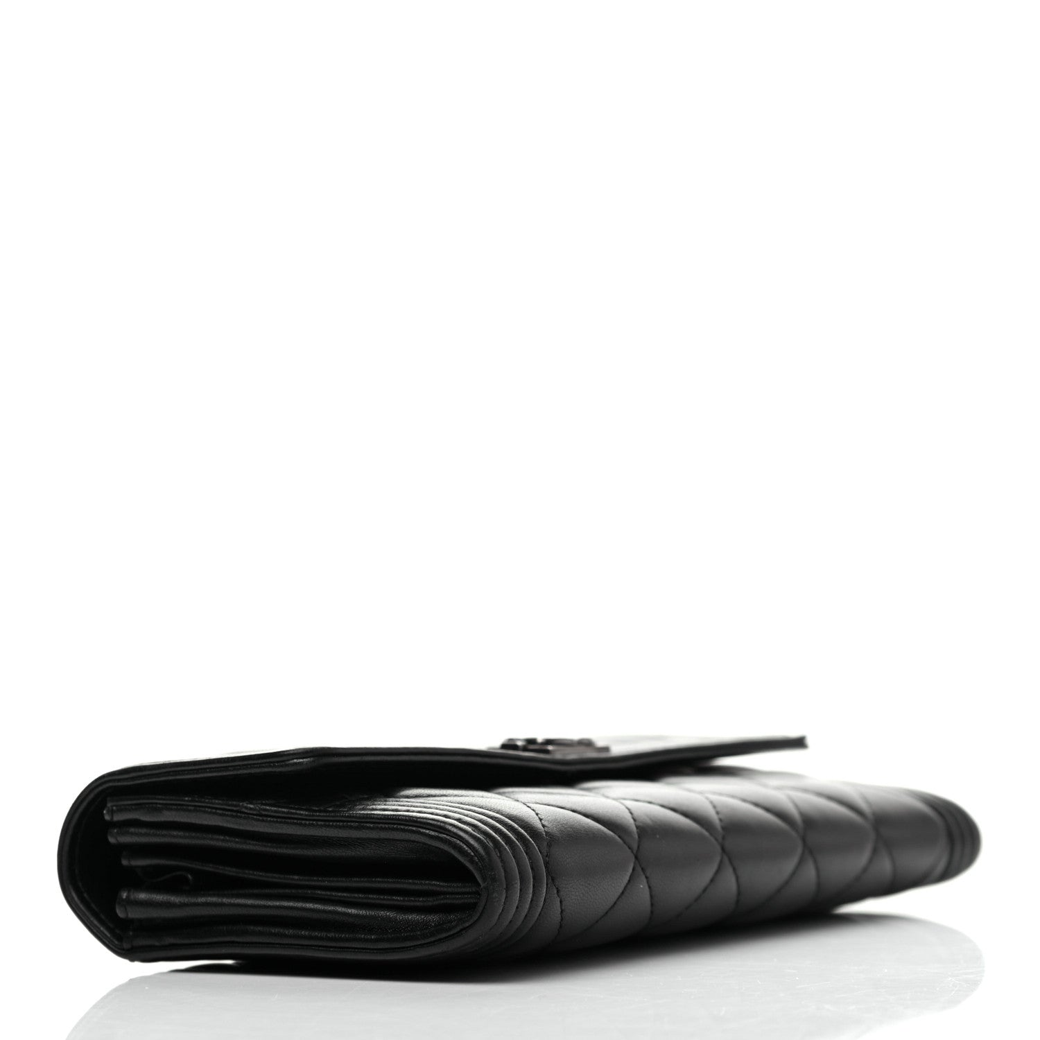 Chanel Lambskin Quilted Boy Flap Wallet Black 4 of 9