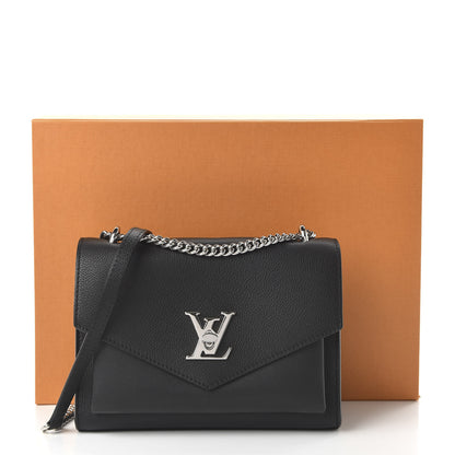 Louis Vuitton Soft Calfskin My Lockme Chain Bag BB Black 10 of 10