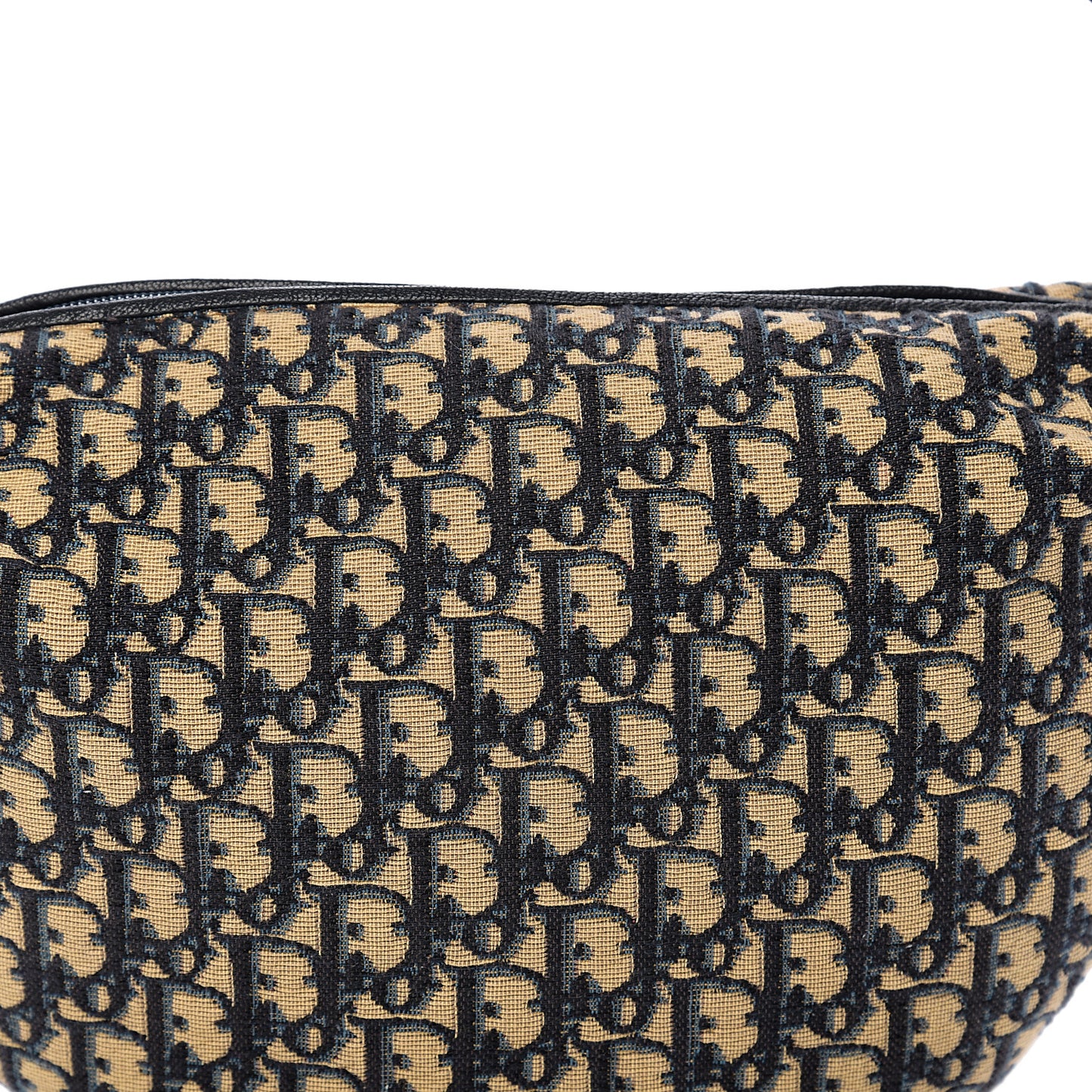 Monogram Buckle Hobo Navy Blue