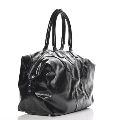 Saint Laurent Textured Patent Medium Easy Y Bag Black 3 of 8