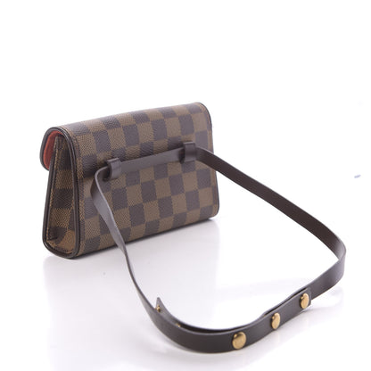Louis Vuitton Damier Ebene Pochette Florentine S 3 of 9