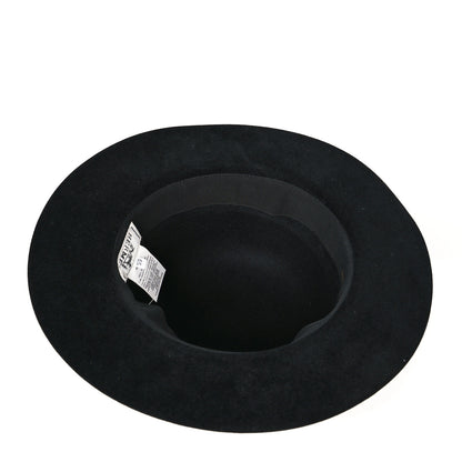 Hermes Rabbit Felt Vicky Hat 59 Black 6 of 8