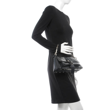 Christian Dior Coated Canvas Crystal Hardcore Bag Black 3 of 9