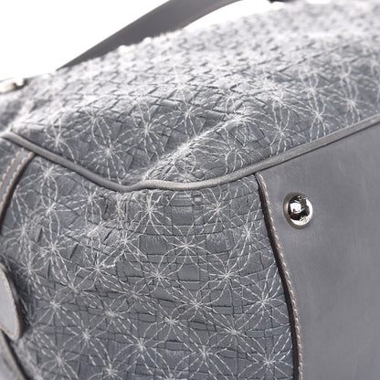Dolce & Gabbana Woven Calfskin Miss Biz Bowler Grey 8 of 11