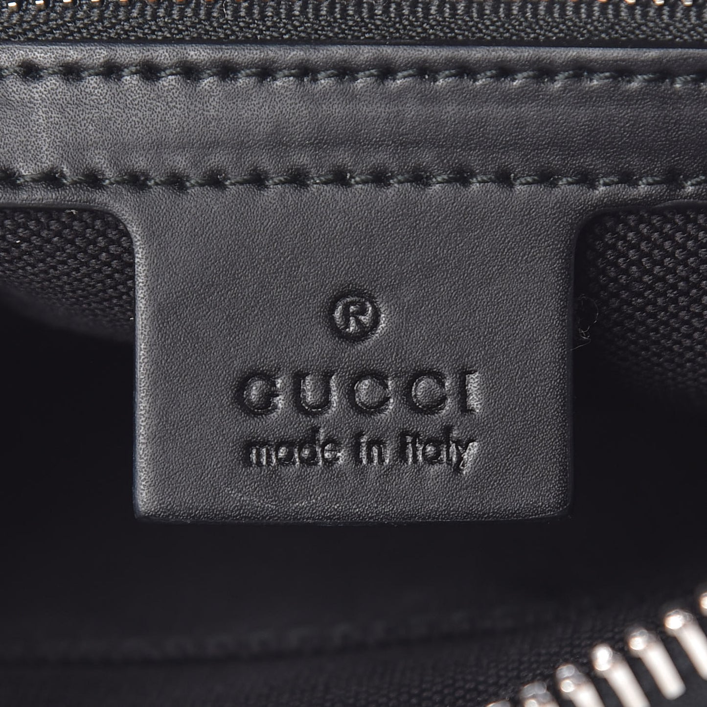 Soft GG Supreme Monogram Web Belt Bag Black Grey