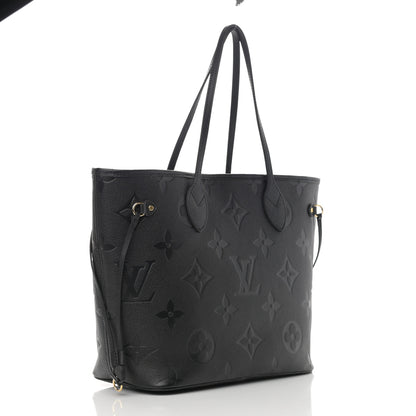 Louis Vuitton Empreinte Monogram Giant Neverfull MM Black 4 of 10