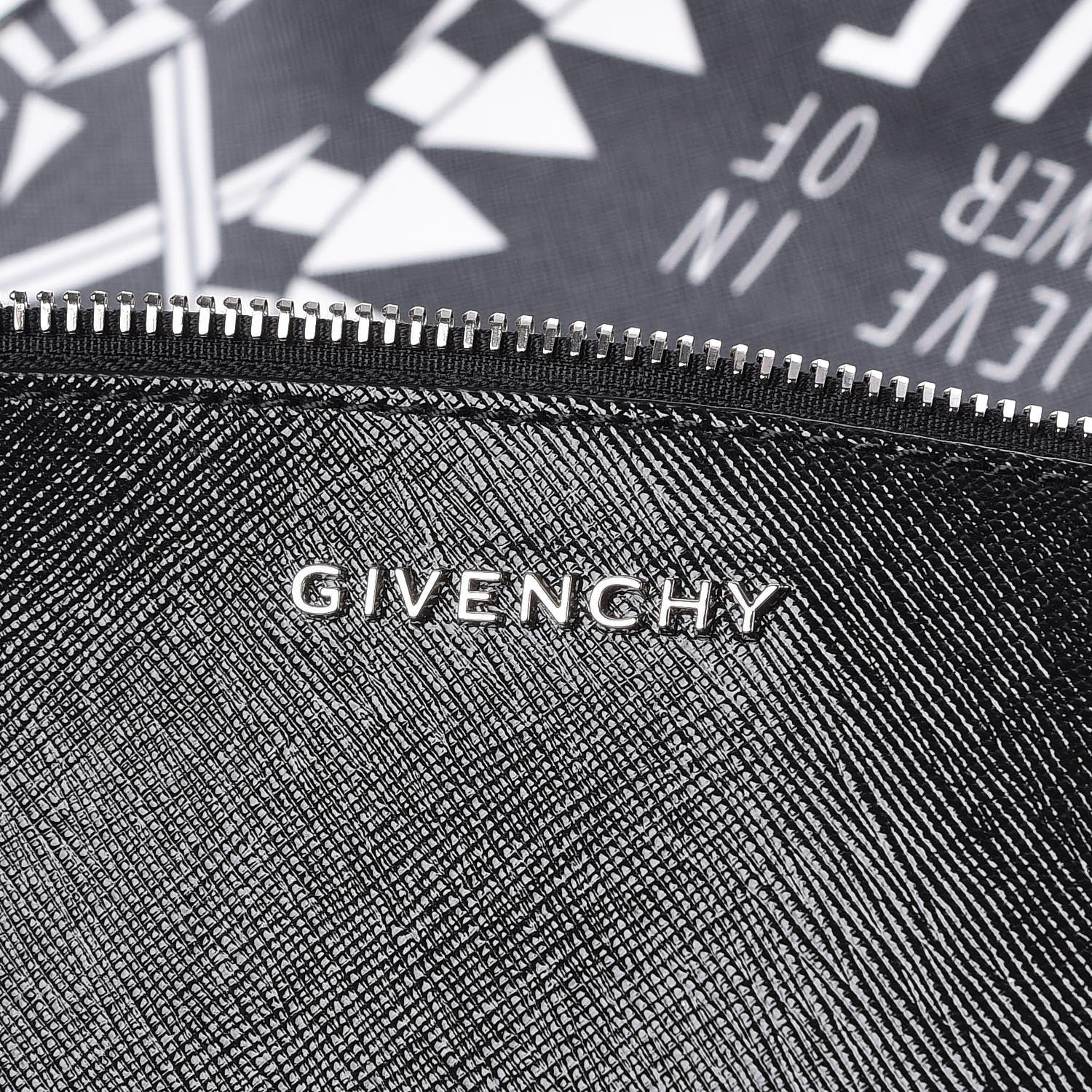 Givenchy Calfskin Power of Love Print Tote Black 7 of 10