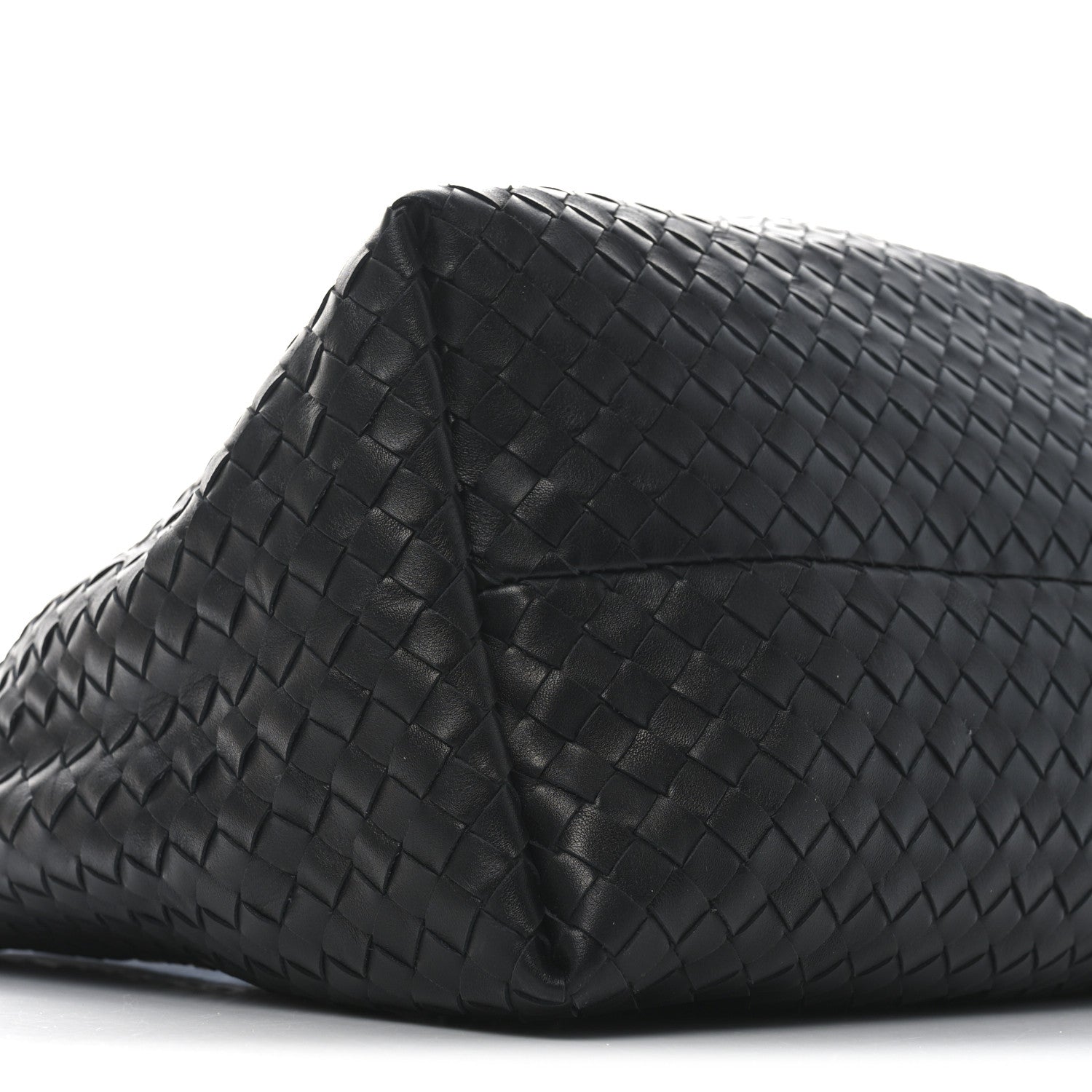 Bottega Veneta Calfskin Intrecciato Pinacoteca Reversible Tote Black Fondant 9 of 10