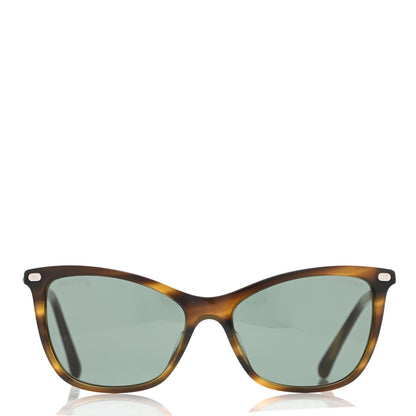 Chanel Acetate CC Cat Eye Sunglasses 5437-Q-A Tortoise 2 of 8