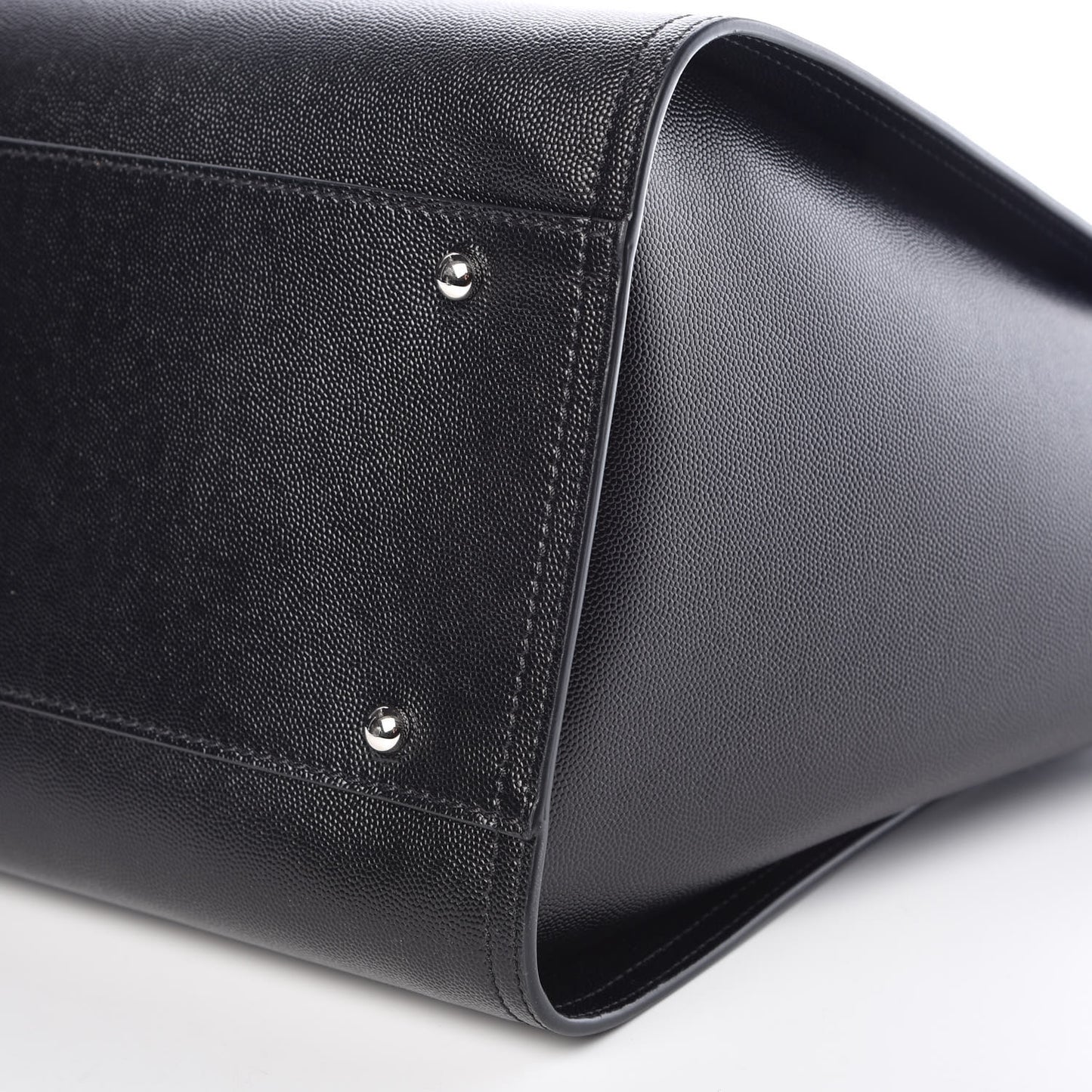 Caviar Medium Studded Deauville Tote Black