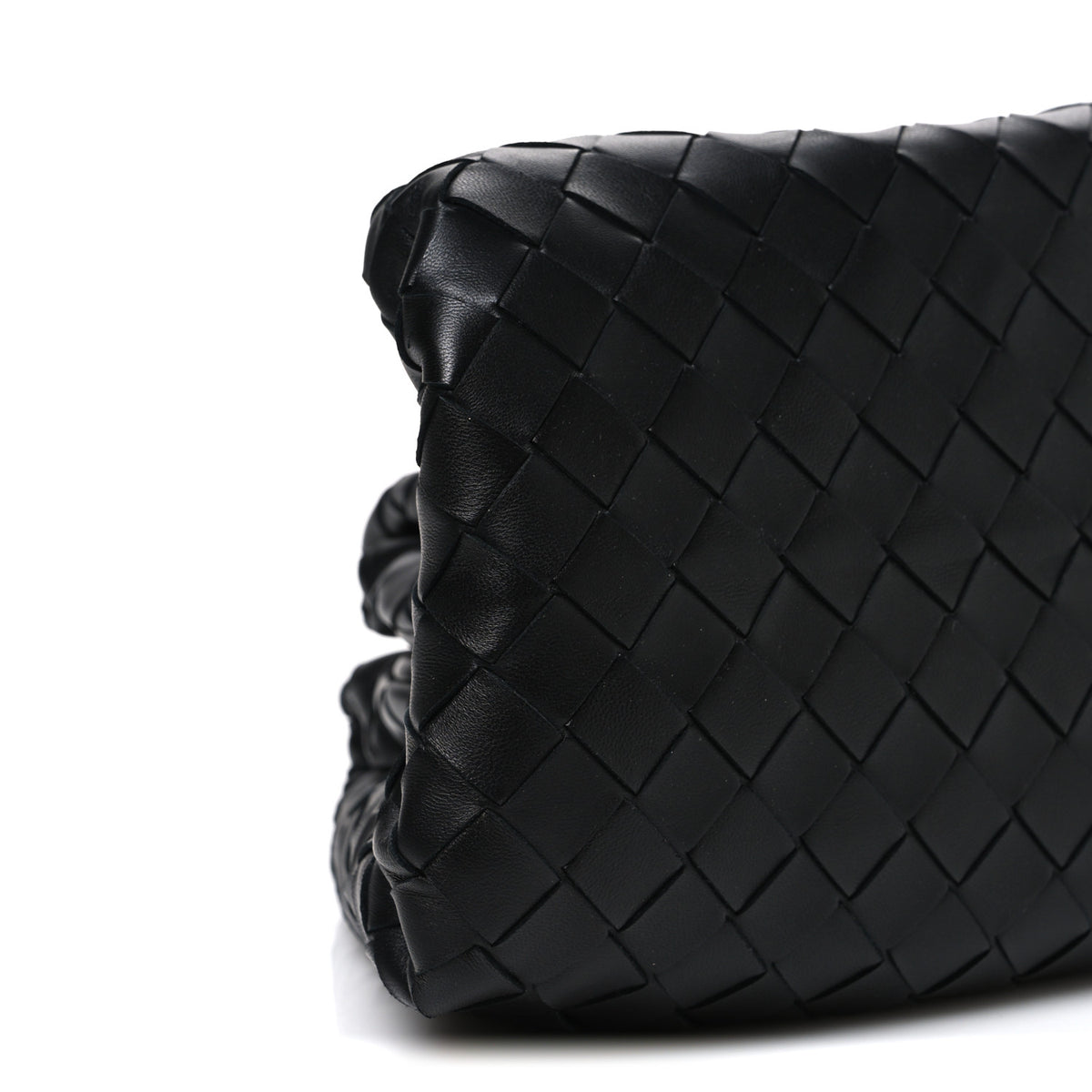 Bottega Veneta Nappa Maxi Intreccio The Pouch Oversized Clutch Black 9 of 10