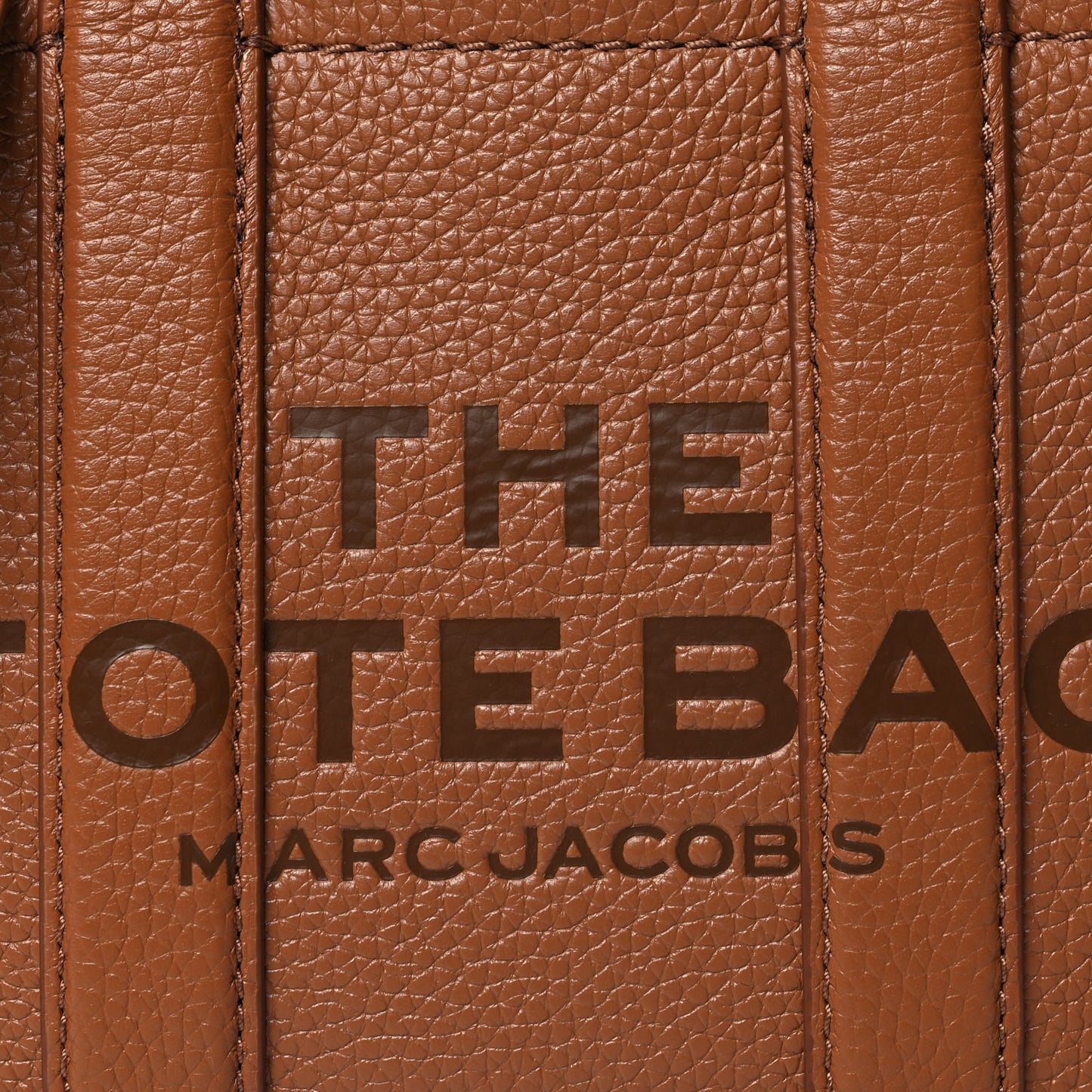 Grained Calfskin Mini The Tote Bag Argan Oil