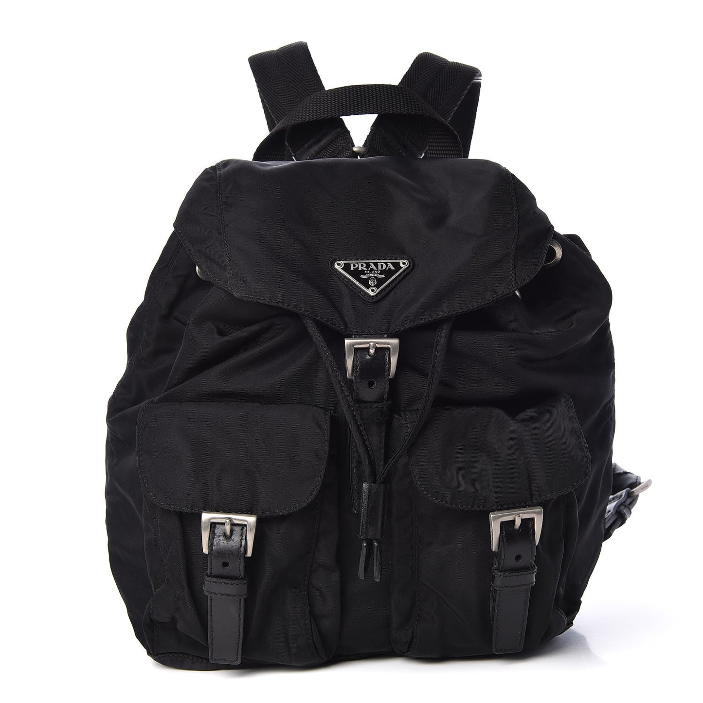 Tessuto Nylon Vela Small Backpack Black