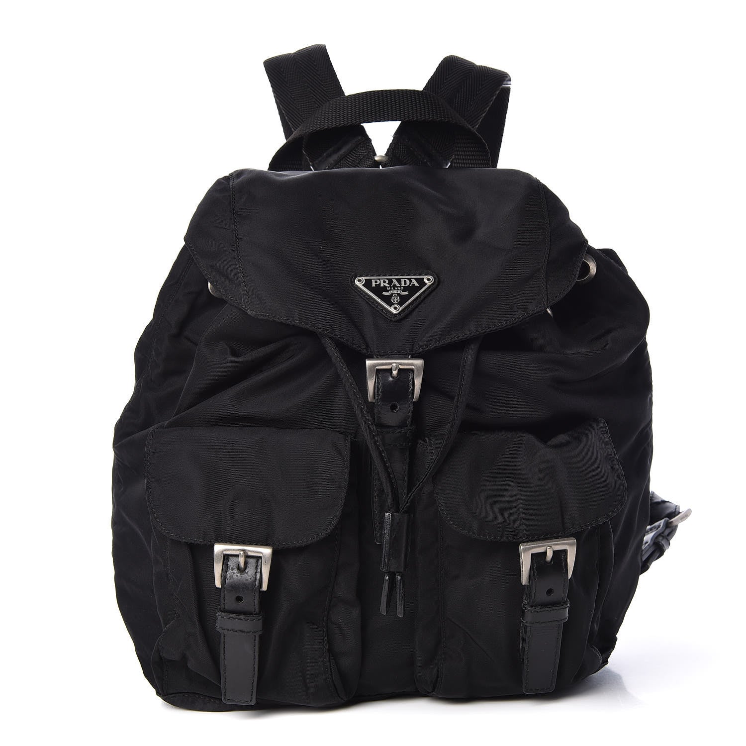Prada Tessuto Nylon Vela Small Backpack Black 1 of 17