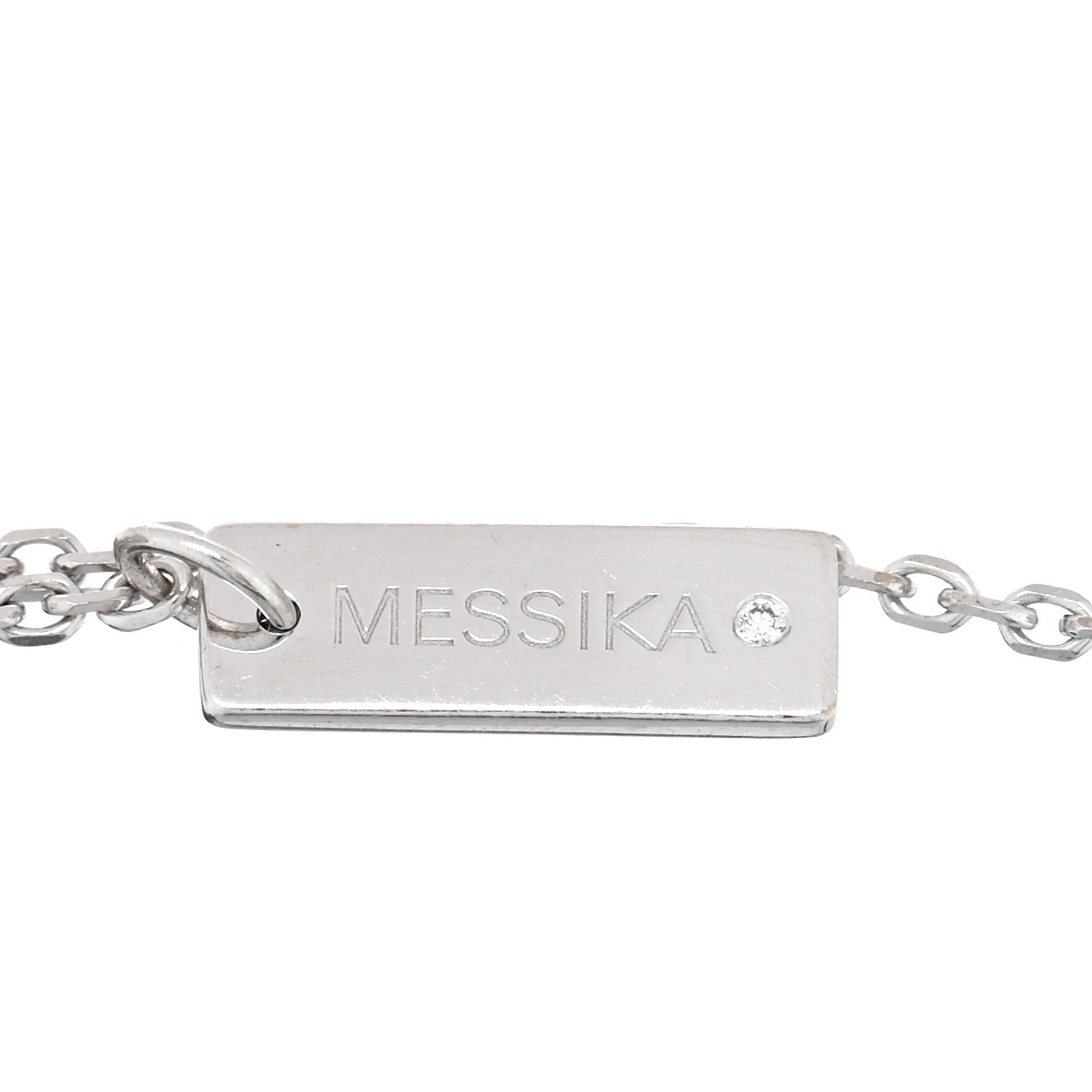 Messika 18K White Gold Diamond Classic Baby Move Pave Bracelet 3 of 4