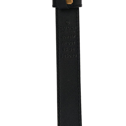 Gucci Calfskin Double G 20mm Belt 85 34 Black 7 of 8