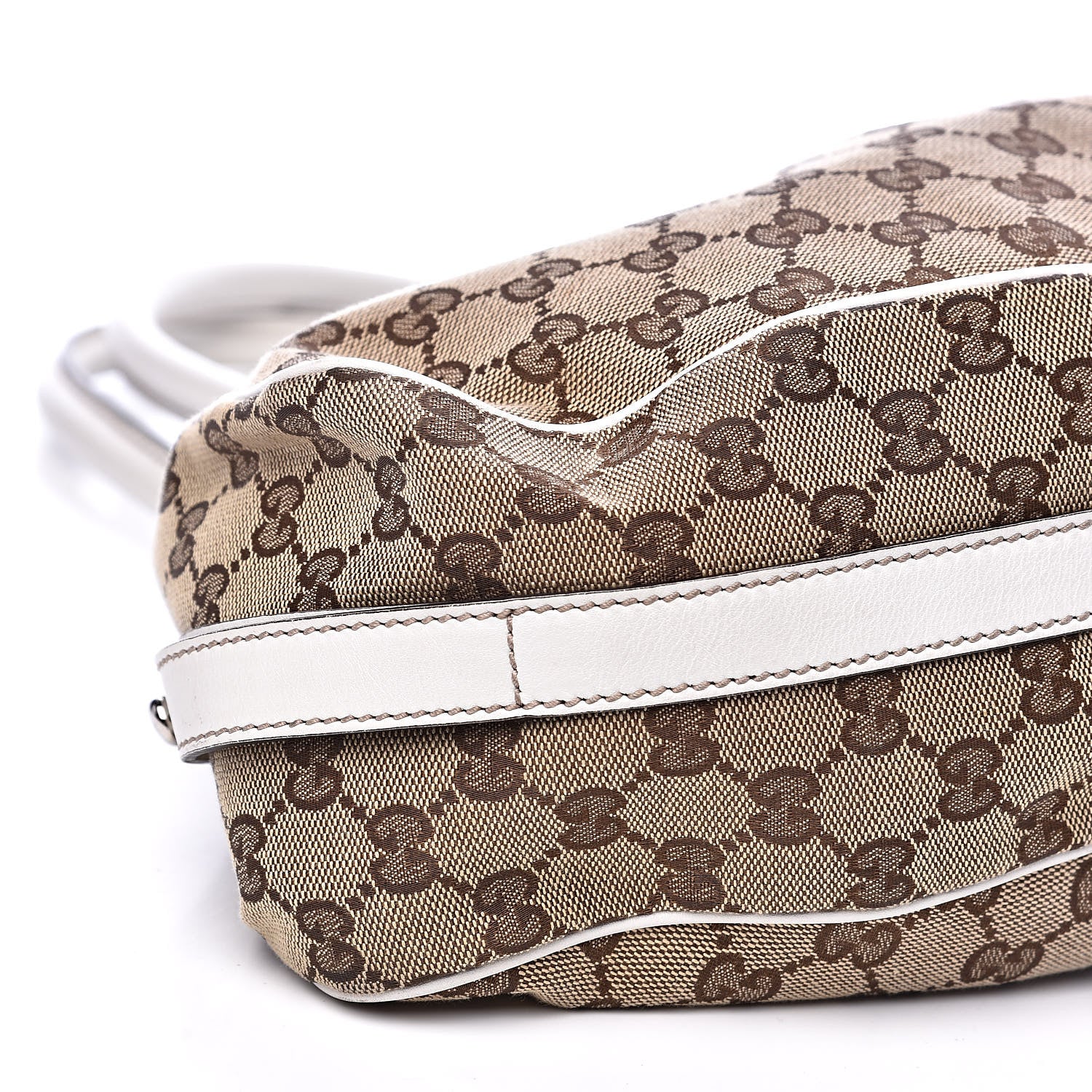 Gucci Monogram Match Ball Shoulder Bag White 8 of 14