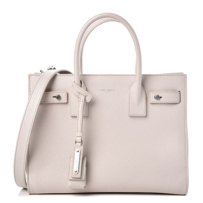 Saint Laurent Grained Calfskin Baby Sac De Jour Souple Ivory 1 of 9