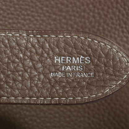 Hermes Taurillon Clemence Jypsiere 34 Etoupe 22 of 23