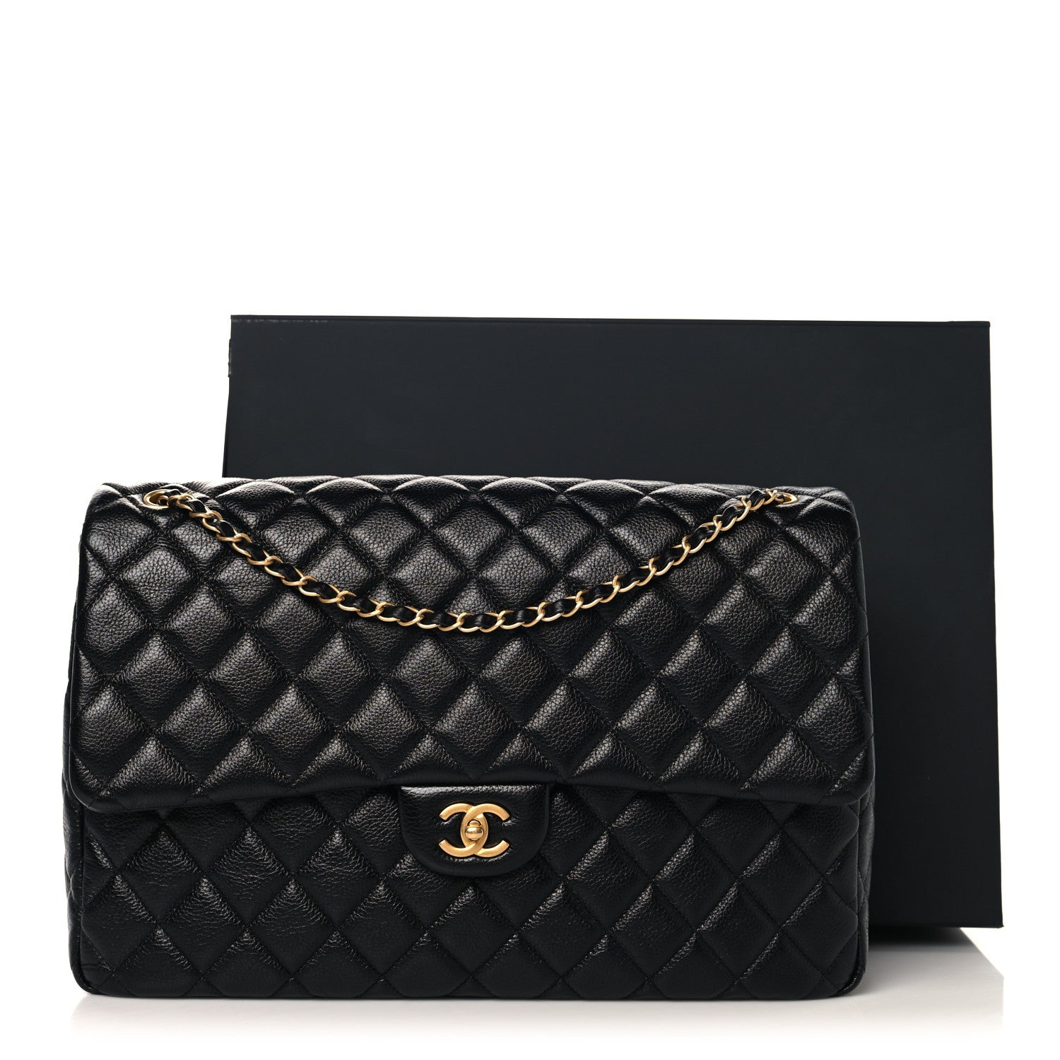 Chanel Caviar Quilted XXL Travel Flap Bag Black 11 of 11