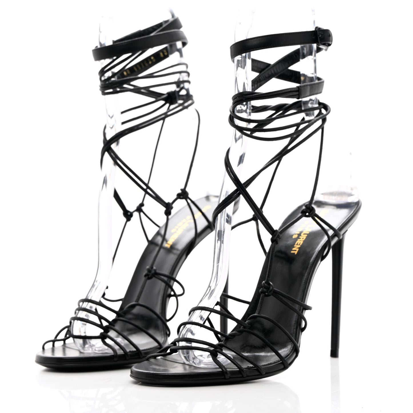 Robin Zig Zag Heels Sandals 40 Black