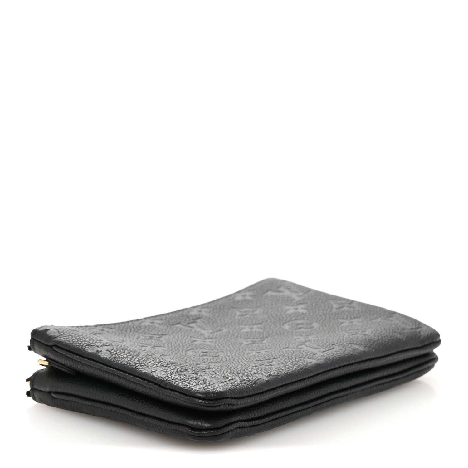 Louis Vuitton Empreinte Double Zip Pochette Black 4 of 8