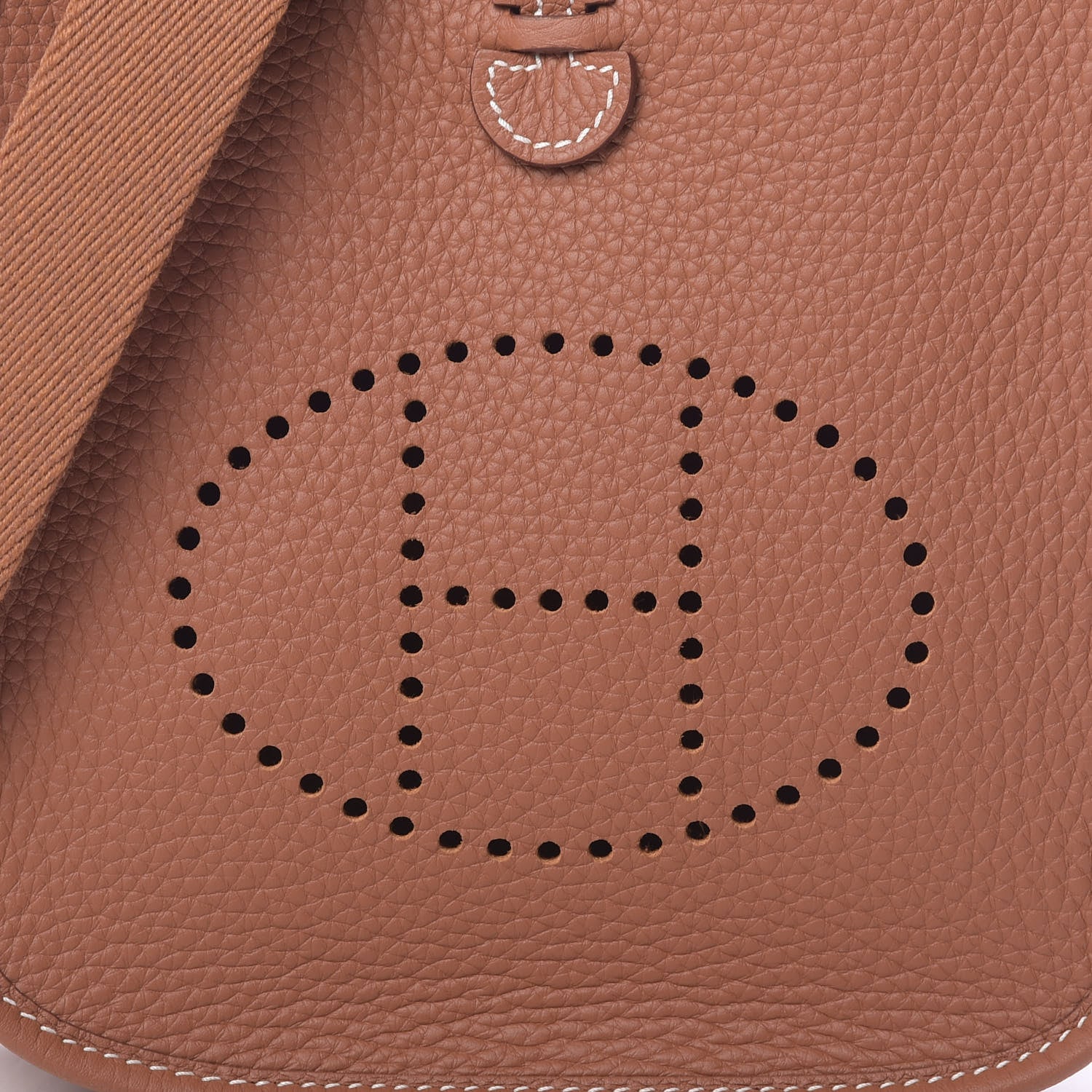 Hermes Taurillon Clemence Evelyne TPM Gold 8 of 11