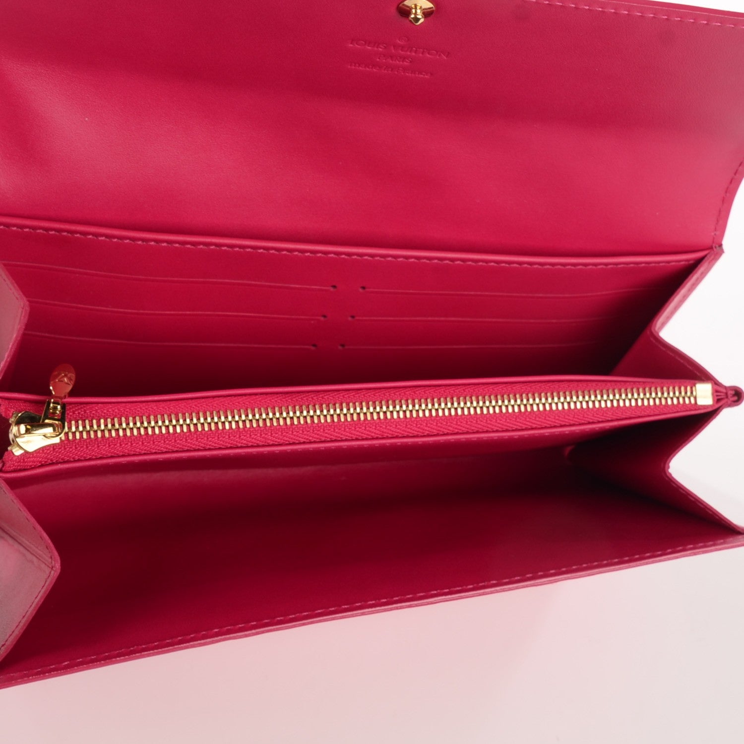 Louis Vuitton Vernis Ikat Sarah Wallet Rose Indien 6 of 8