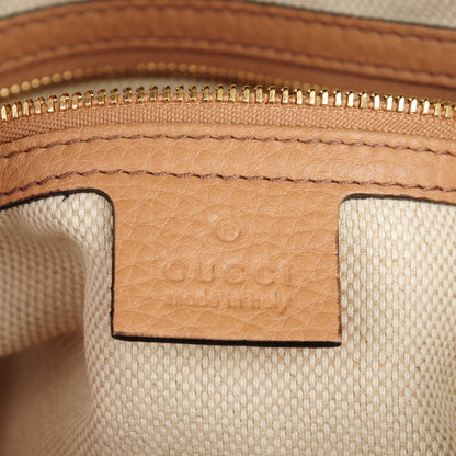 Gucci Pebbled Calfskin Small Soho Bowler Camelia 6 of 7