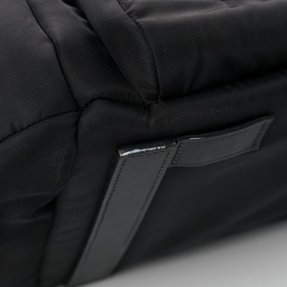 Prada Nylon Tessuto City Calf Shopping Tote Black 10 of 10