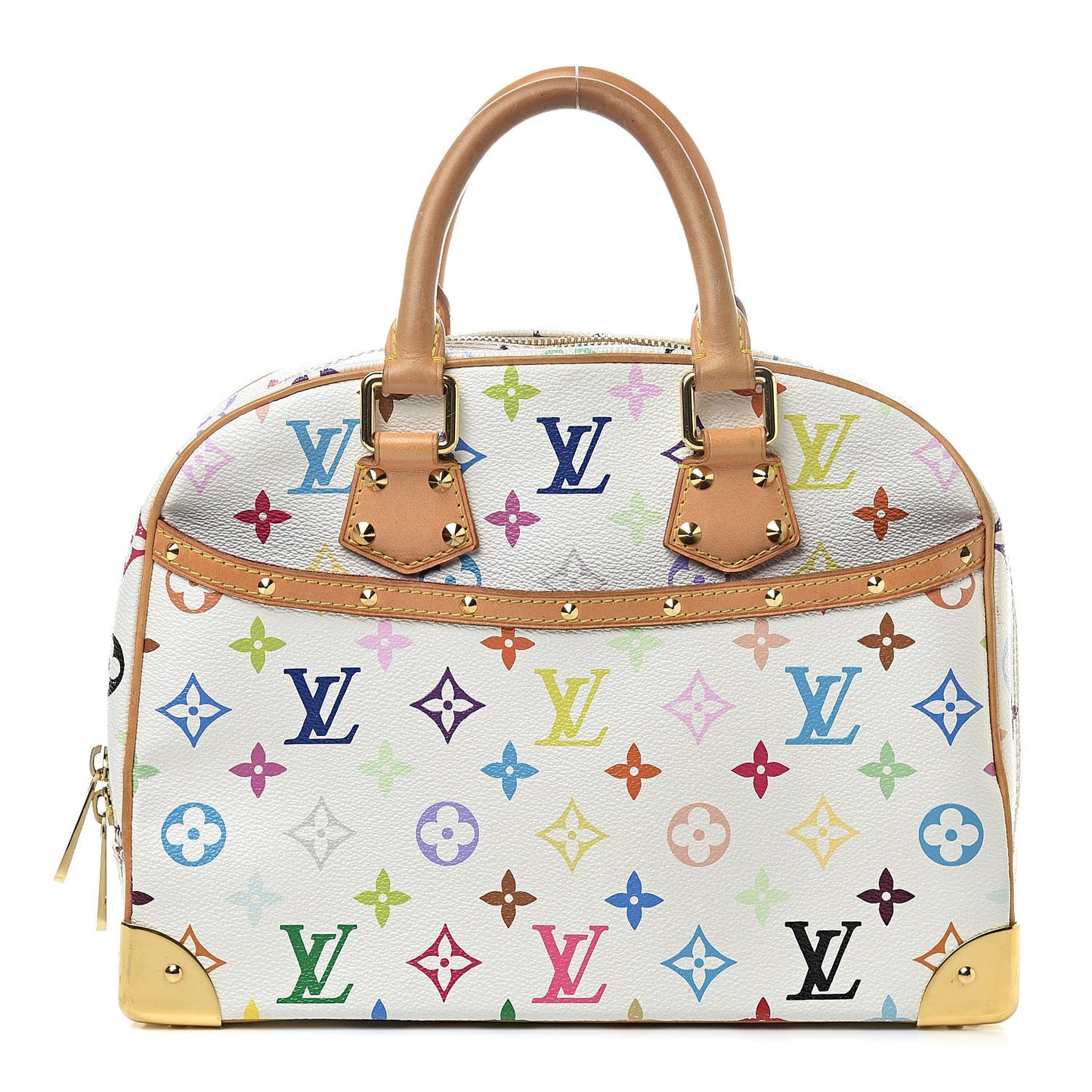 Monogram Multicolor Trouville White