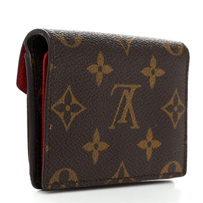 Louis Vuitton Monogram Compact Marie Wallet Rouge 3 of 9