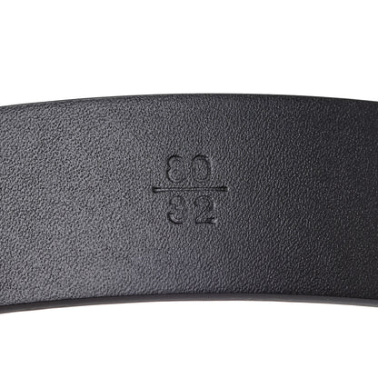 Chanel Calfskin Paris Button CC Belt 80 32 Black 5 of 7